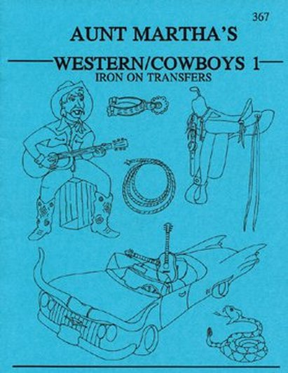Aunt Martha's # 367 Patron transfert, Western/Cowboys